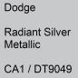 Preview: Dodge, Radiant Silver Metallic, CA1 / DT9049.